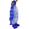 Northlight LED Lighted Commercial Grade Acrylic Penguin Christmas Outdoor Decoration - 18" - Polar White Lights - 2 of 4