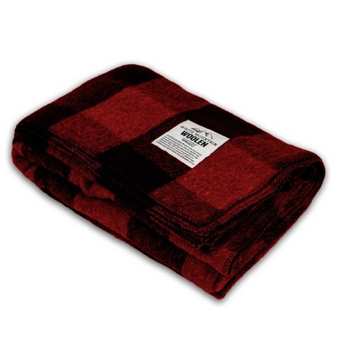  Camo Flannel Fleece Throw Blanket,All Season Red Black