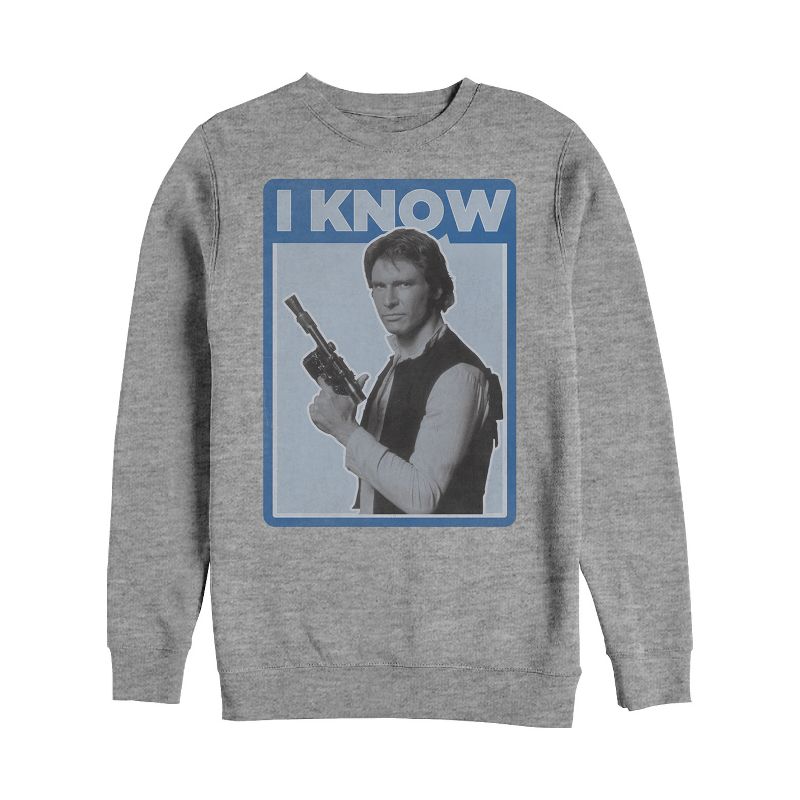 Women's Star Wars Han Solo Quote I Know Sweatshirt, 1 of 4