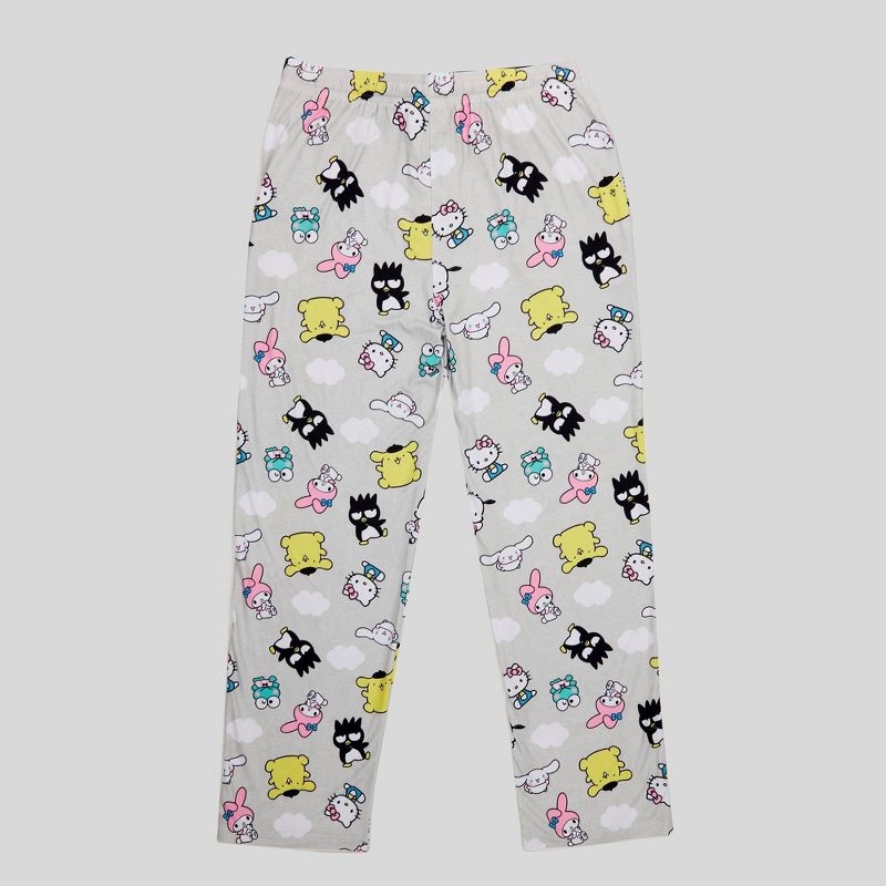 Men&#39;s Sanrio Toss Knit Pajama Pants - Gray, 3 of 4