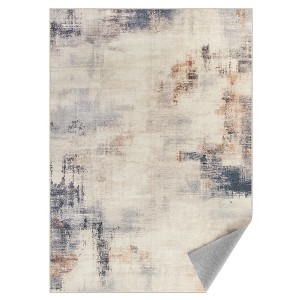 SONGMICS Area Rug, 5x7 ft 8x10 ft Rug for Living Room, Non-Slip Carpet, Modern Abstract Style, Home Decor, Machine Washable - 1 of 4