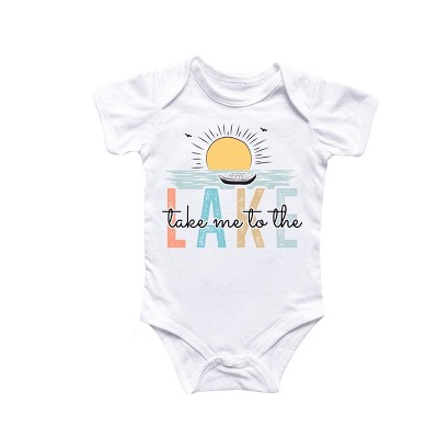 Take Me To Lake Cabin Life - Baby Boy Girl Clothes Infant Onesie® Funny Cute Newborn GS1