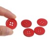 Unique Bargains Resin Craft Snap Round Flat 4-Hole Sewing Buttons 50 Pcs - 4 of 4