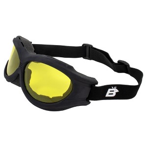 Birdz Eyewear Buzzard Safety Motorcycle Goggles with Yellow Lenses - 1 of 4