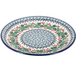 Blue Rose Polish Pottery Ceramika Artystyczna Dessert Plate - 1 of 1