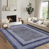 Modern Geometric Washable Rug – Non-Slip Low Pile  Carpet for Living Room, Bedroom & More - 2 of 4