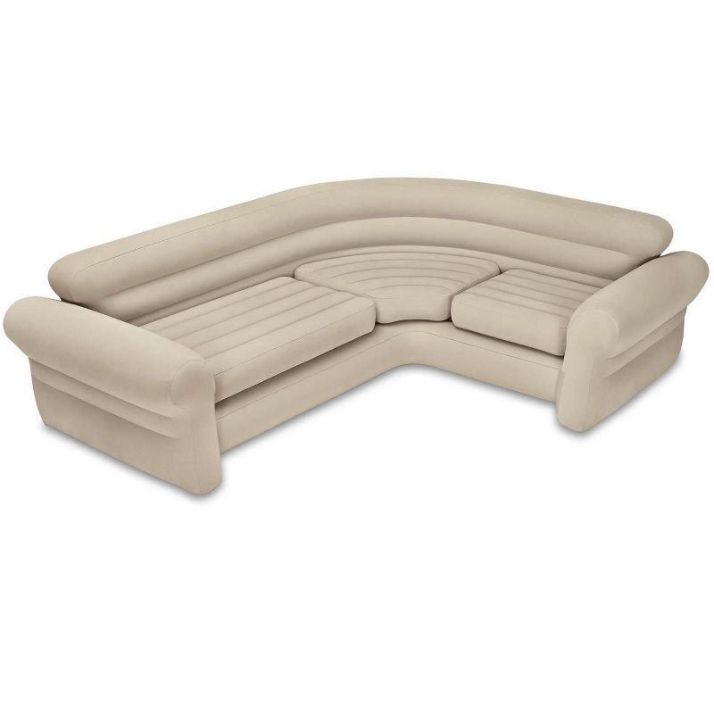 Intex Inflatable Corner Living Room Neutral Sectional Sofa | 68575EP, 1 of 6