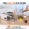 VEVOR Electric Oil Press Machine, 850W Stainless Steel Oil Extractor Machine, 0-300℃ / 32 - 572 ℉ Adjustable Temperature, Silver - 3 of 4