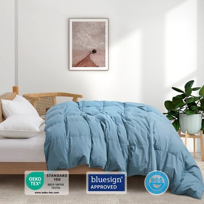 Puredown All Season 100% Organic Cotton Down Duvet Insert Medium Warmth ...