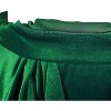 Women's Vintage Velvet Skater Skirt - Stretchy Flared Mini A-Line Skirt Green - 4 of 4