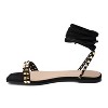 Fashion To Figure Women's Zena Strappy Flats - Wide Width - 3 of 4