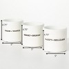 Sullivans Holiday Text Planter Multicolor 4.75"H  Set of 3 - 4 of 4