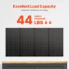 VEVOR Metal Pegboard Panels, 24" x 12" Pegboard, 4 Panels, Heavy Duty Steel Peg Board Wall Organizer, Black - 3 of 4