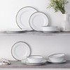 Noritake Whiteridge Platinum 12-Piece Dinnerware Set, Service for 4 - 2 of 4