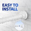 Shower Curtain Rod, 1" Non Slip Adjustable 28-74 inch No Drilling Shower Curtain Rods Spring Tension - 2 of 4