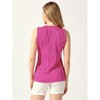 Allegra K Women's Loose Fit Summer Casual Strap Tops Trendy Sleeveless Tank Top - 4 of 4