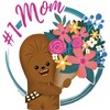 Juniors Womens Star Wars Mother's Day Chewbacca #1 Mom T-Shirt - 2 of 4