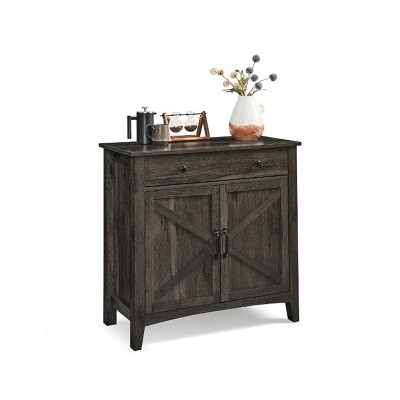 Coffee Bar Cabinet, Kitchen Storage Cabinet with Drawers