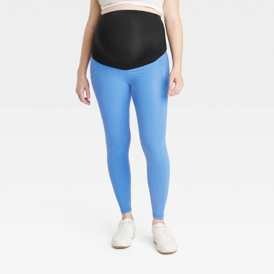 Over Belly Active Maternity Leggings - Isabel Maternity by Ingrid & Isabel™  Vibrant Blue M