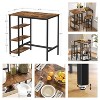 Bar Table Bar Height Table Bar Counter Table Coffee Bar Table Bar Table With Storage Kitchen Bar Table High Top Kitchen Table Pub Tables - 3 of 4