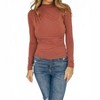 Women's Ruched And Ready Top - Hem & Thread - 4 of 4