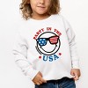 The Juniper Shop SmileyWorld Party in the USA Smiley Face Toddler Sweatshirt - 3 of 4