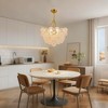 DORESshop 1-Light Gold Bubble Ball Glass Integrated LED Chandelier, RGBCW Dimmable Cluster Ceiling Light for Dining Room, Bedroom - 4 of 4