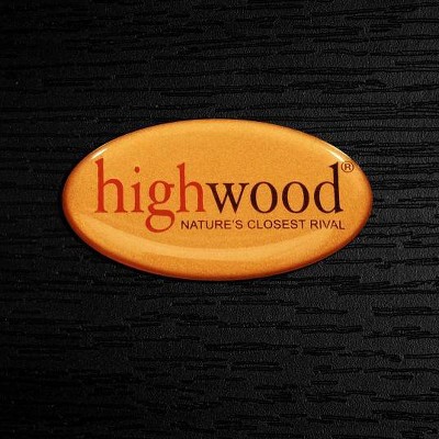 Luxurious Pocono Black Synthetic Wood Side Table