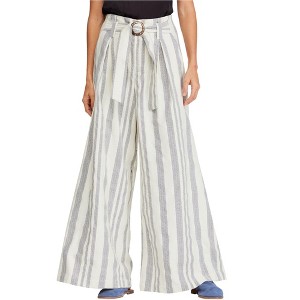 Free People Womens Striped Casual Wide Leg Pants - 1 of 1