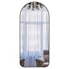 71"×32" Aluminium Arch Full Length Mirror, Living Room Mirror with Aluminum Frame, Large Standing Mirrors for Home Black - 2 of 4