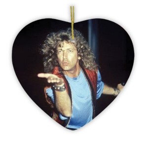 Robert Plant Led Zeppelin Christmas Ornament| OrnamentallyYou - 1 of 4