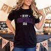 Simply Sage Market Women's  In My Football Era - Blue Short Sleeve Graphic Tee - 2 of 4