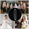 Unique Bargains Small Veil Hair Clip Wedding Veil White 1 Pc - 4 of 4