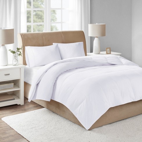 Sleep Philosophy Maximum Warmth Sateen White Down Alternative Thinsulate Comforter - White - King