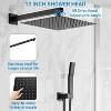 Acekool Shower Faucet Set with Rainfall Head & Handheld, Pressure Balance, - 3 of 4