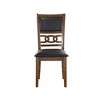 New Classic Furniture, Gia Brown Wood Dining Chair with PU Seat (Set of 6) - 3 of 4