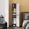 Mlezan 71" Metal Locker: Steel Storage for Bedroom, Gym, School, Office, or Garage.Ideal for Employee or Personal Use. - 2 of 4