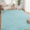 Washable Rugs for Living Room Modern Solid Area Rugs Non Slip Low Pile Minimalist Carpet Stain Resistant Ultra Soft Throw Mats - 3 of 4