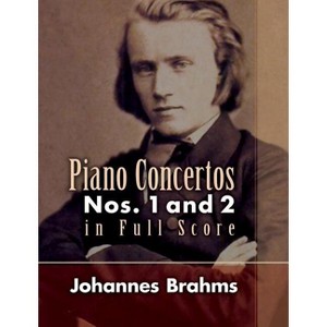 Piano Concertos - (Dover Orchestral Music Scores) by  Johannes Brahms (Paperback) - 1 of 1