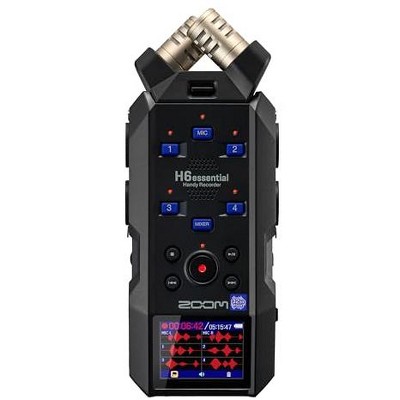 Zoom H6 Essential With 32-bit Float, Accessibility, 6-track Portable ...