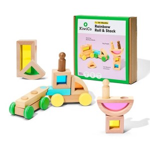 KiwiCo Activity Play Center 18m+ - Rainbow Roll & Stack 11pc - 1 of 4