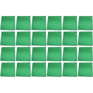 24 Pack Solid Cotton Bandanas Bulk Set for Events, Teams, DIY Projects - 1 of 4