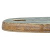 Storied Home Matte Stoneware Cheese Board with Leather Tie, Green - 4 of 4