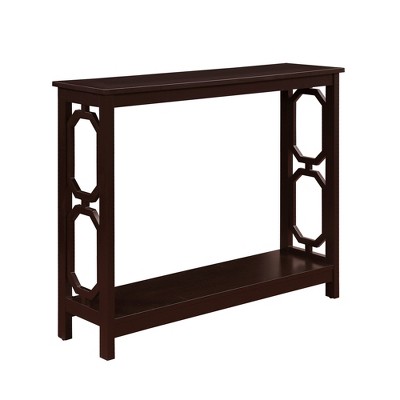 Omega Console Table Espresso Brown - Johar Furniture