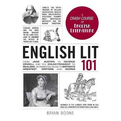 English Lit 101 - (Adams 101) by  Brian Boone (Hardcover)