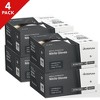 FifthPulse Bulk Case of Extra-Thick Disposable Nitrile Medical Exam Gloves, Black, 100 Count, S - 4.5ML Thickness - 4 Pack - 2 of 4