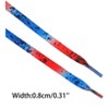 INSPIRE CHIC Colored Printed Flat Splashing Ink Shoe Laces for Sneakers 2 Pairs - 3 of 4