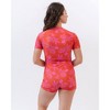 Passionfruit Retro Rash Guard One-Piece - 2 of 4