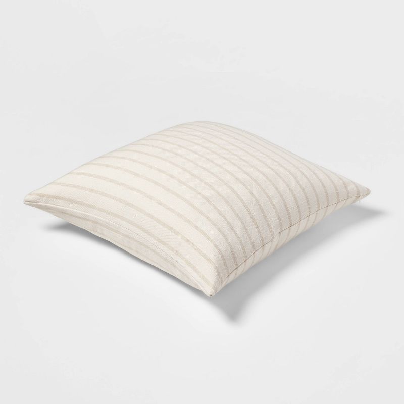 Oversized Cotton Striped Square Throw Pillow - Threshold™, 3 of 11