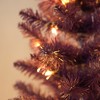 VisioGear Craft Activity Kits Pre-lit Christmas Artificial Tree 4-Piece Set, Garland, Purple - 4 of 4